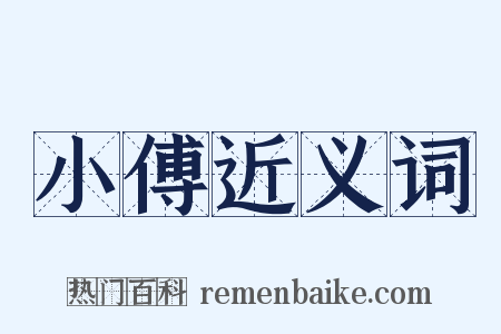 小傅近义词是什么意思的图片